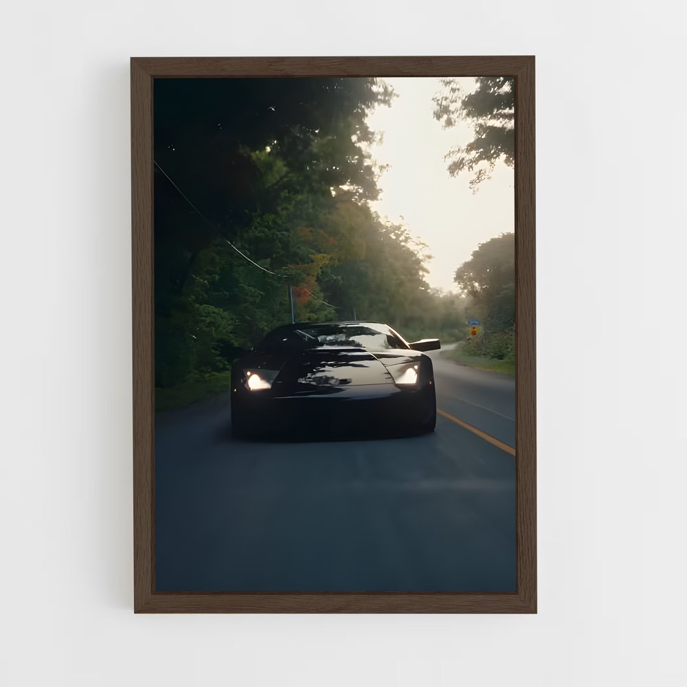 Poster Murcielago Route – affiche Lamborghini (vue 5)